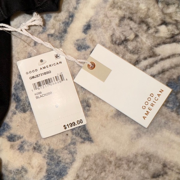 Good American Fit For Success Black Denim Jumpsuit - Picture 3 of 4